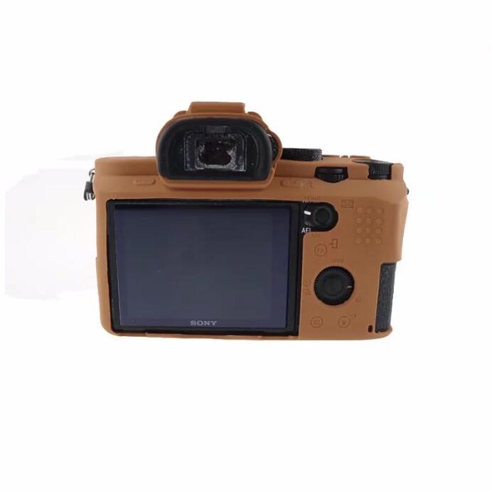Soft Silicone Camera Case Shell for Sony Alpha A7 II / A72 / A7R2 / A7S2 - Brown