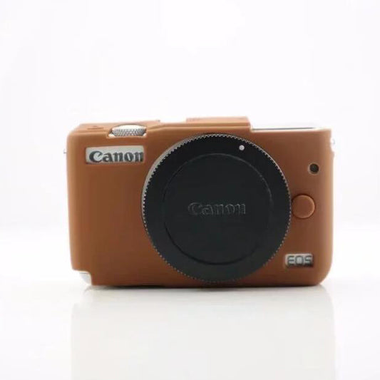 Soft Silicone Protective Cover for Canon EOS M10 - Brown
