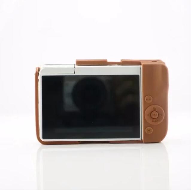 Soft Silicone Protective Cover for Canon EOS M10 - Brown