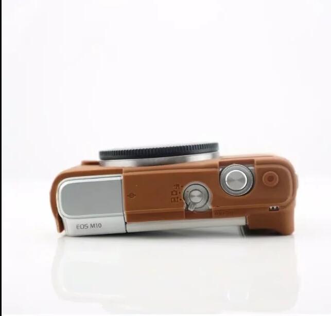 Soft Silicone Protective Cover for Canon EOS M10 - Brown