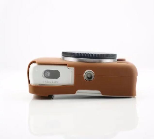Soft Silicone Protective Cover for Canon EOS M10 - Brown