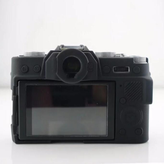 Soft Silicone Casing Cover for Fujifilm X-T10 - Black