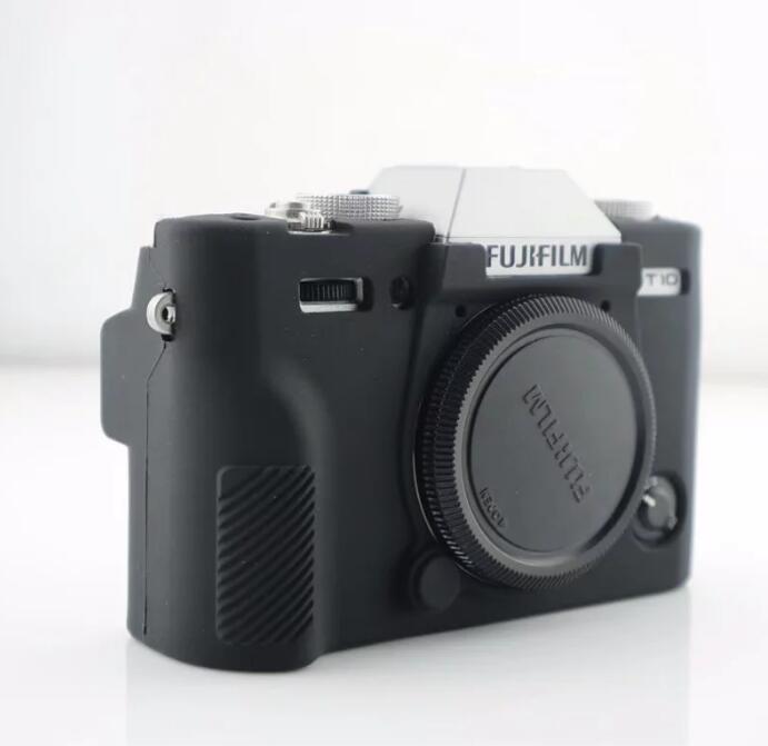 Soft Silicone Casing Cover for Fujifilm X-T10 - Black