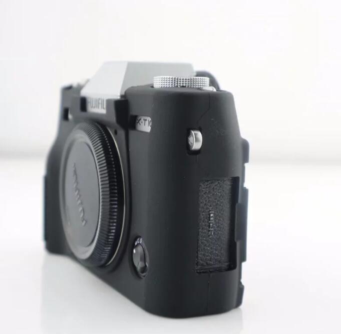 Soft Silicone Casing Cover for Fujifilm X-T10 - Black