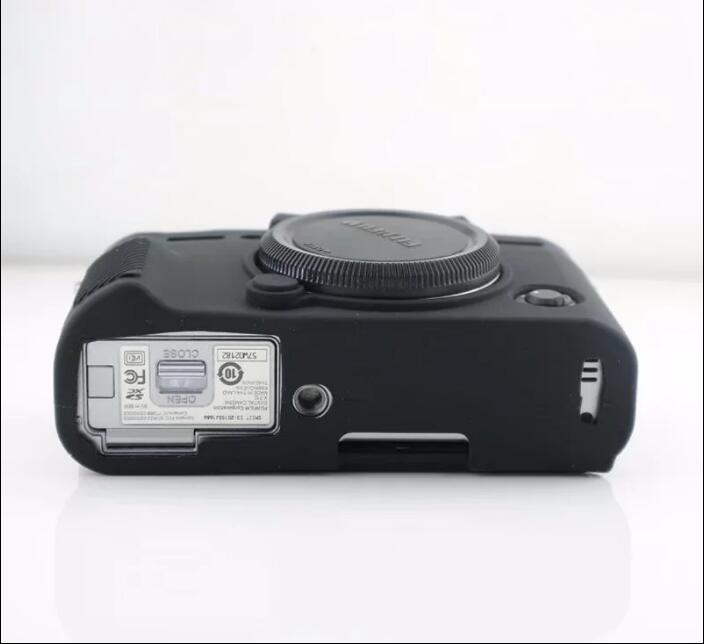Soft Silicone Casing Cover for Fujifilm X-T10 - Black
