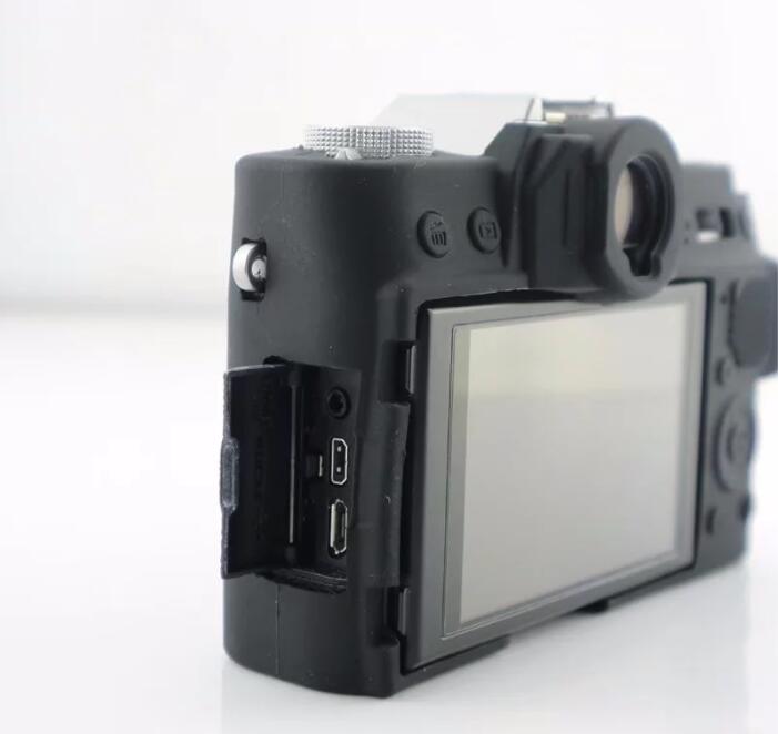 Soft Silicone Casing Cover for Fujifilm X-T10 - Black