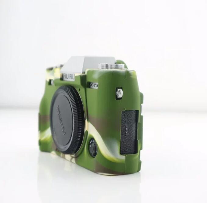 Soft Silicone Camera Cover for Fujifilm X-T10 - Camouflage