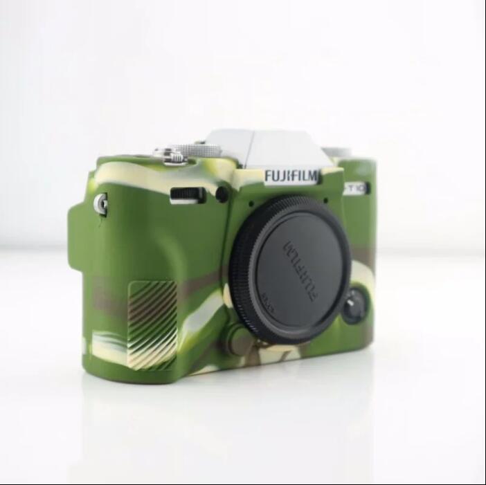 Soft Silicone Camera Cover for Fujifilm X-T10 - Camouflage