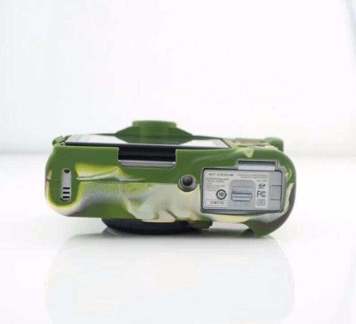 Soft Silicone Camera Cover for Fujifilm X-T10 - Camouflage