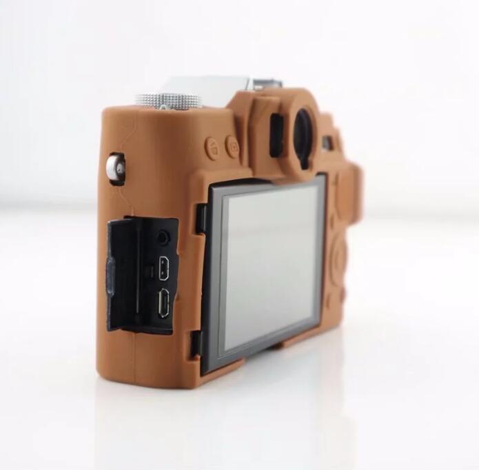 Soft Silicone Protective Shell for Fujifilm X-T10 - Brown