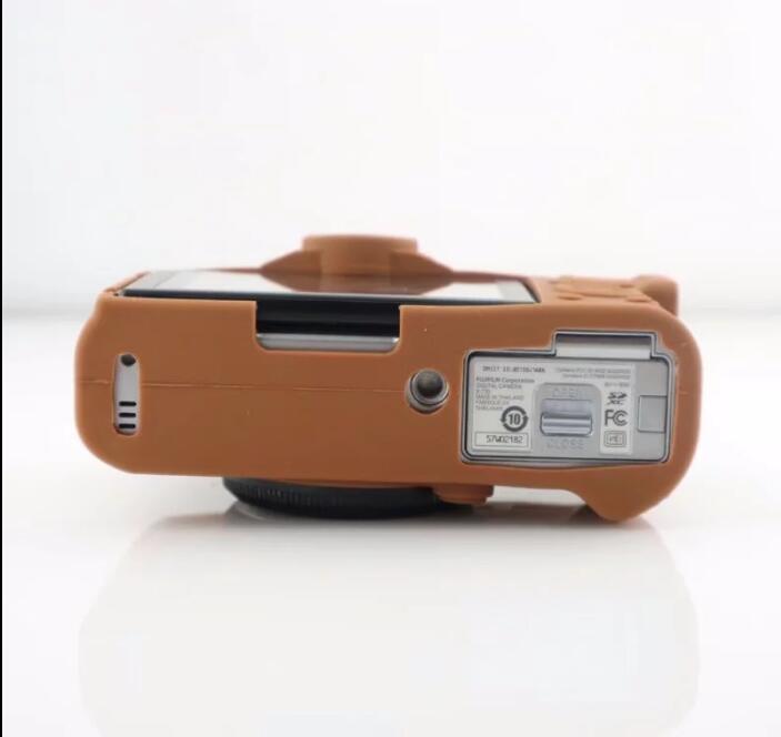 Soft Silicone Protective Shell for Fujifilm X-T10 - Brown