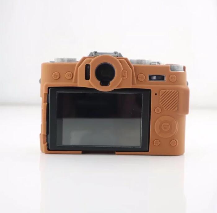Soft Silicone Protective Shell for Fujifilm X-T10 - Brown
