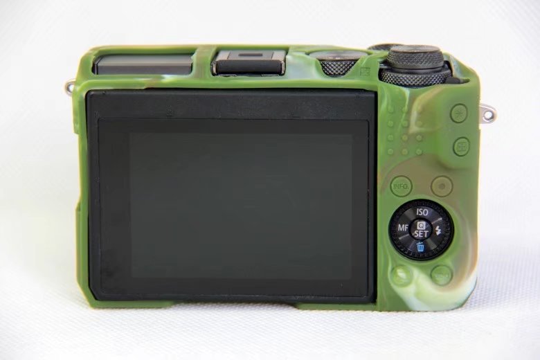 Soft Silicone Protective Shell for Canon EOS M6 - Camouflage