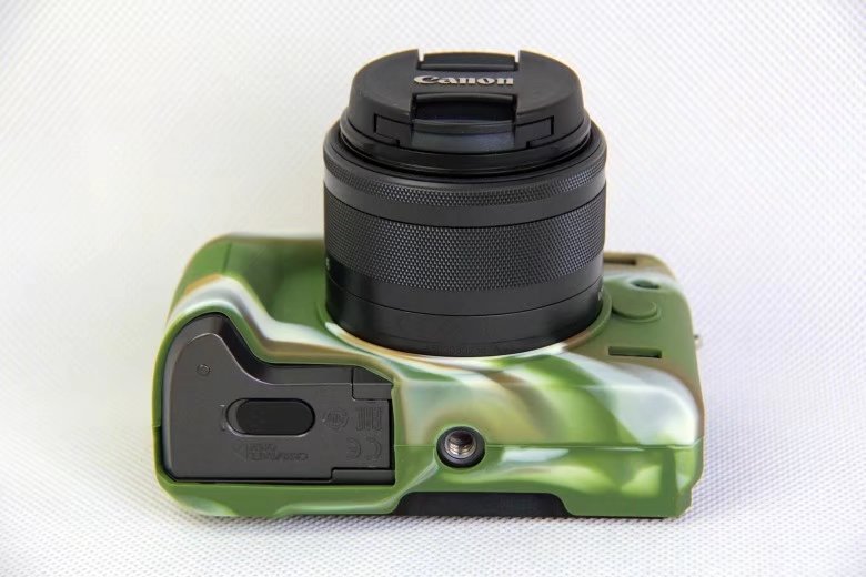 Soft Silicone Protective Shell for Canon EOS M6 - Camouflage