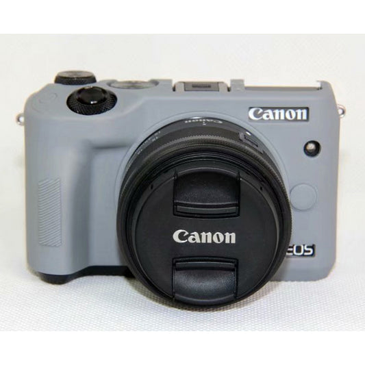 Soft Silicone Protective Case Shell for Canon EOS M6 - Grey