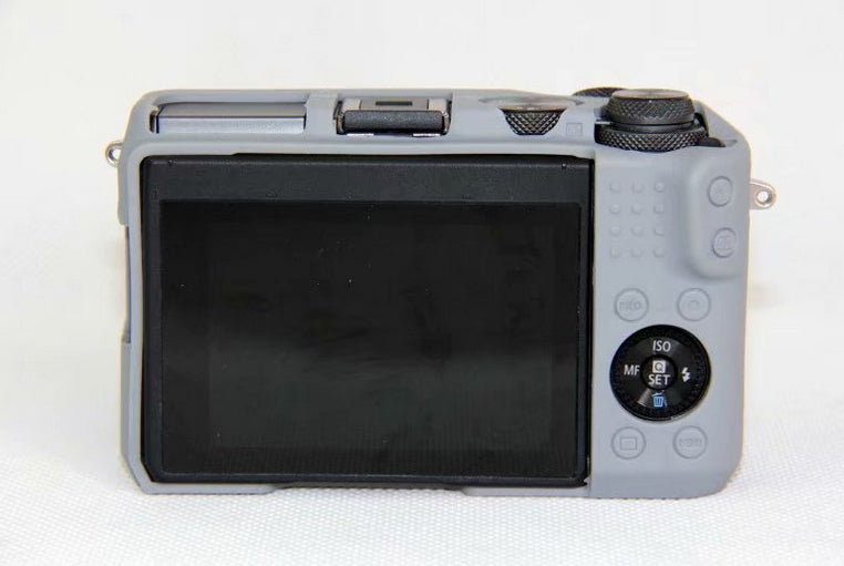 Soft Silicone Protective Case Shell for Canon EOS M6 - Grey