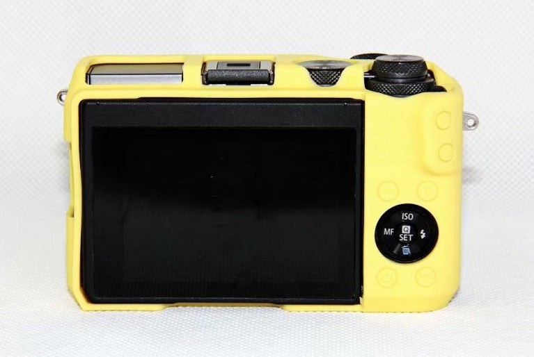 Flexible Silicone Protector Cover Case for Canon EOS M6 - Yellow