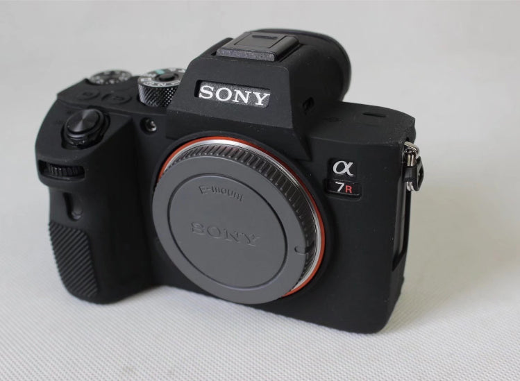 Soft Silicone Protective Case for Sony Alpha A7RIII A7R3 Camera - Black
