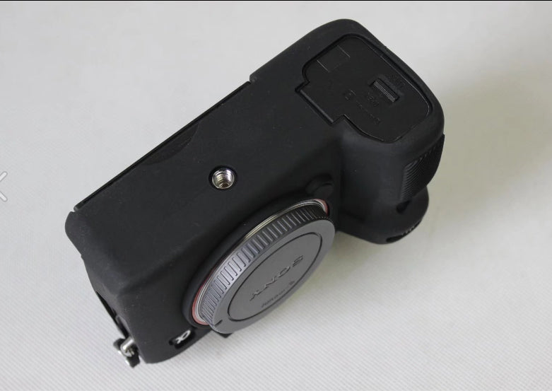 Soft Silicone Protective Case for Sony Alpha A7RIII A7R3 Camera - Black