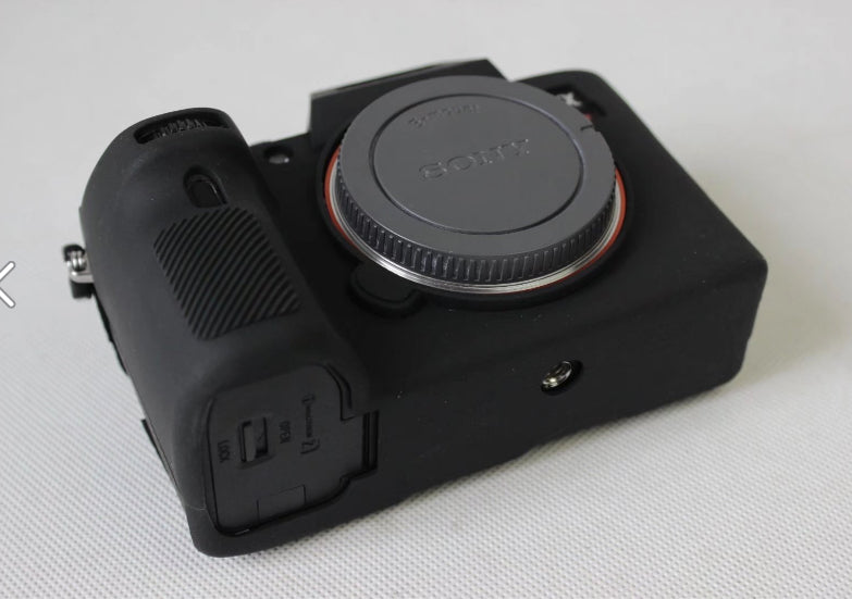 Soft Silicone Protective Case for Sony Alpha A7RIII A7R3 Camera - Black