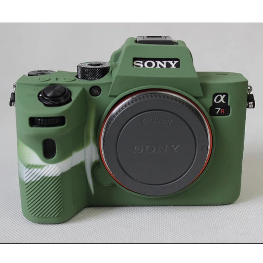 Soft Silicone Protection Cover for Sony Alpha A7RIII A7R3 Camera - Green