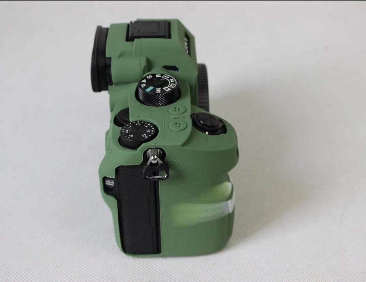 Soft Silicone Protection Cover for Sony Alpha A7RIII A7R3 Camera - Green