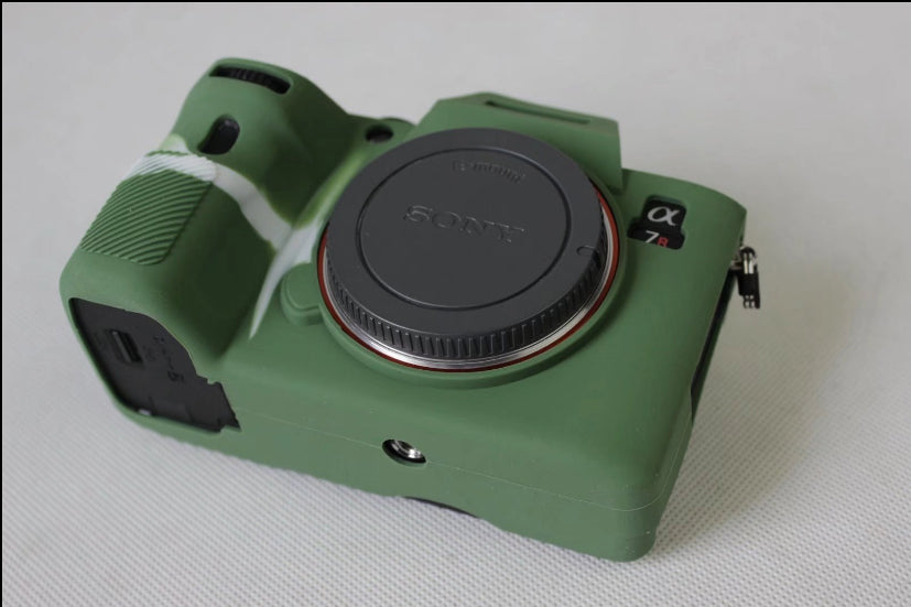 Soft Silicone Protection Cover for Sony Alpha A7RIII A7R3 Camera - Green