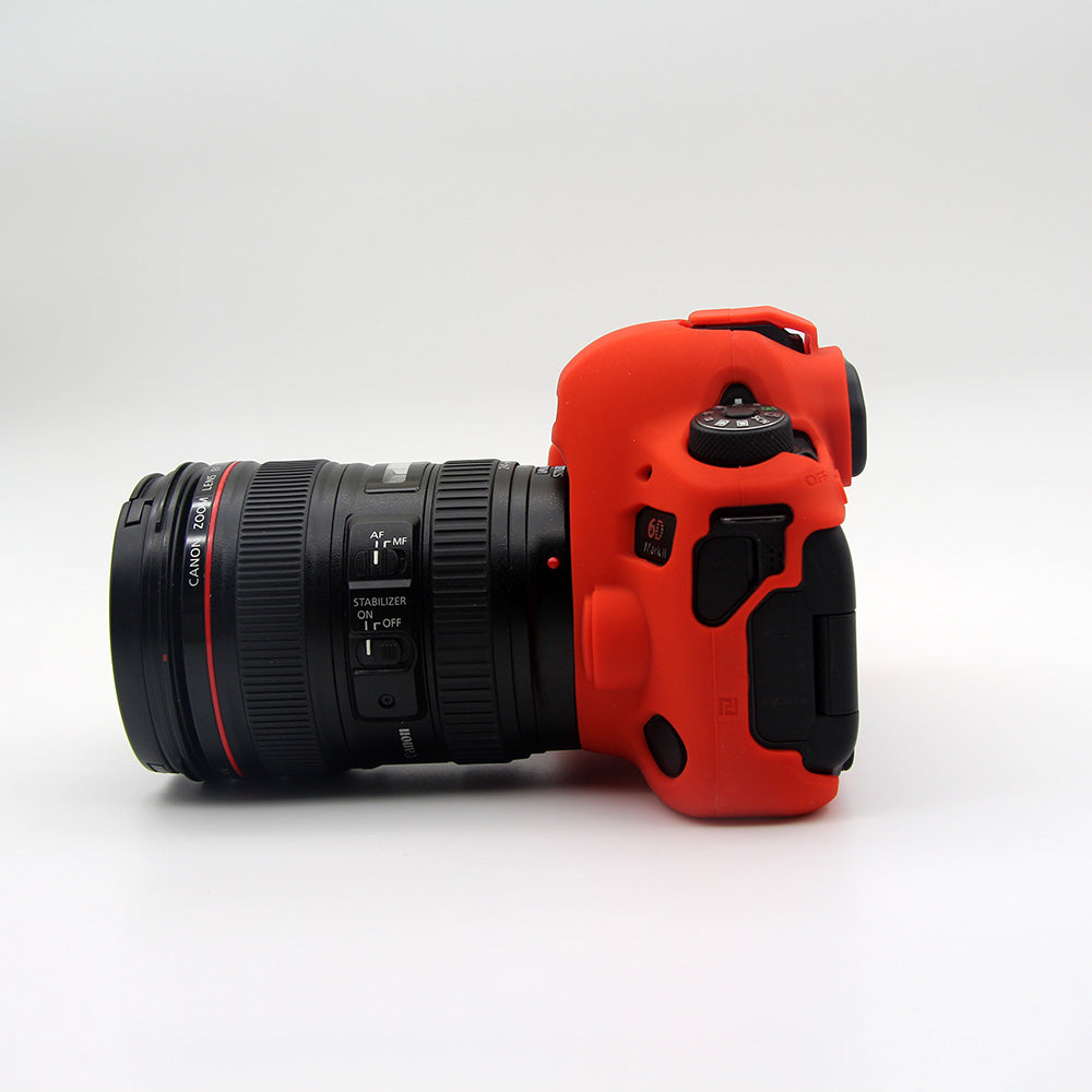 Soft Silicone Protective Case for Canon EOS 6D Mark II - Red