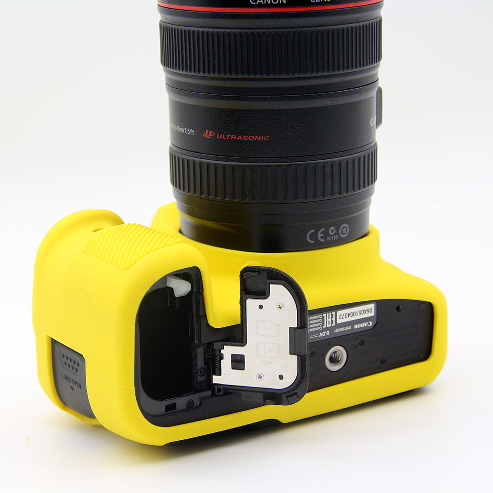 Soft Silicone Protective Shell for Canon EOS 6D Mark II - Yellow
