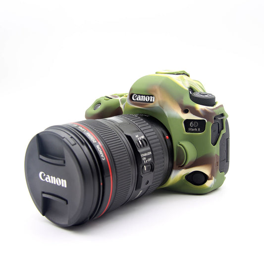 Silicone Soft Protective Case for Canon EOS 6D Mark II - Camouflage