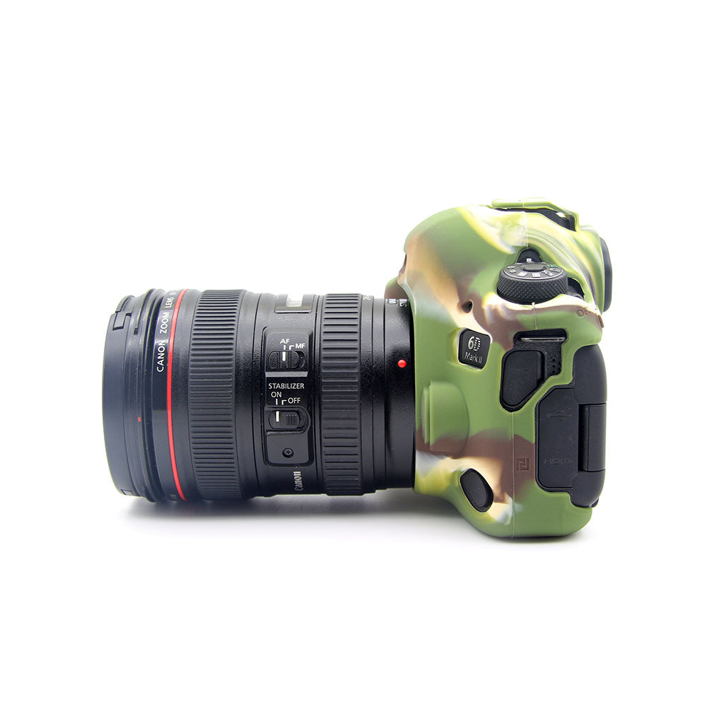 Silicone Soft Protective Case for Canon EOS 6D Mark II - Camouflage
