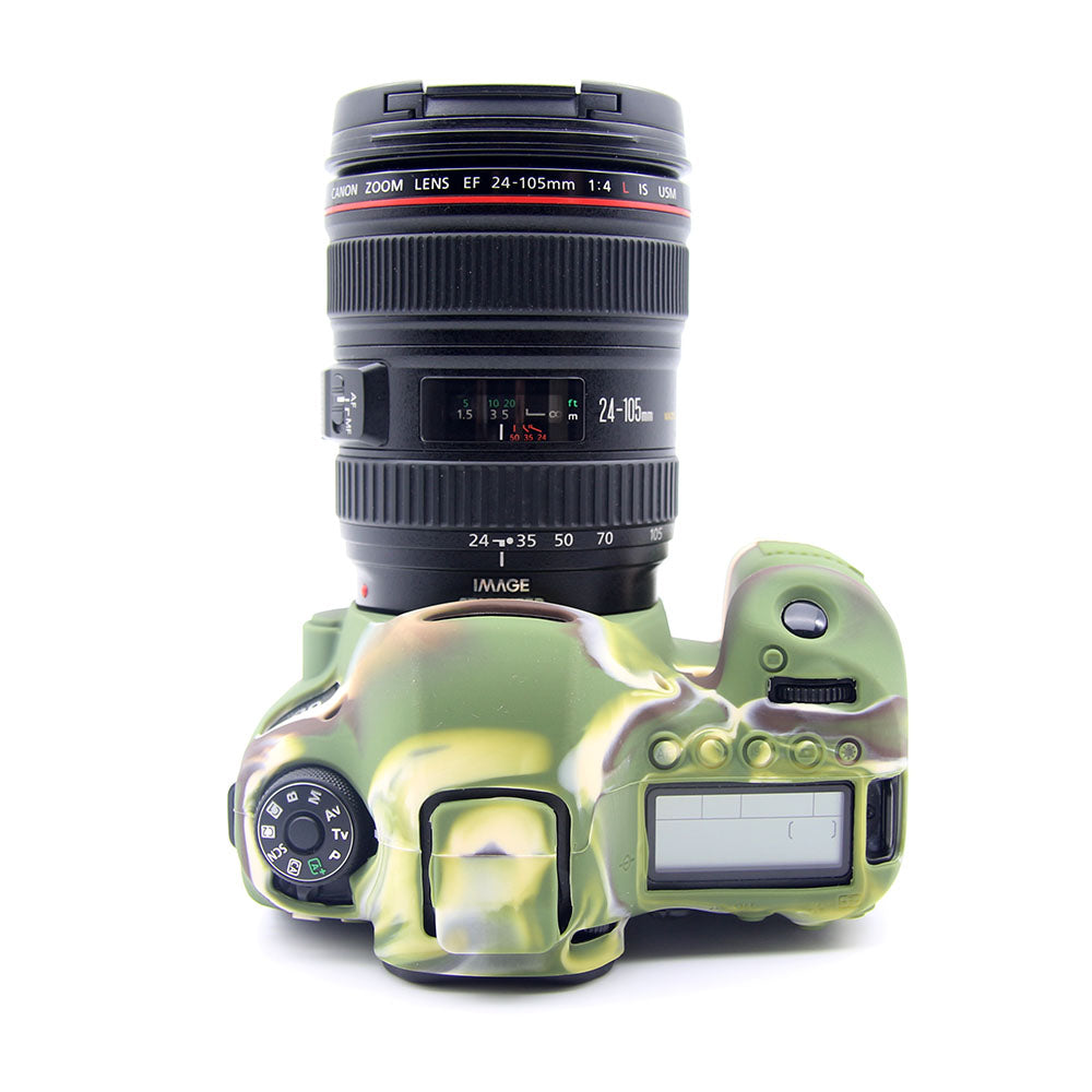 Silicone Soft Protective Case for Canon EOS 6D Mark II - Camouflage