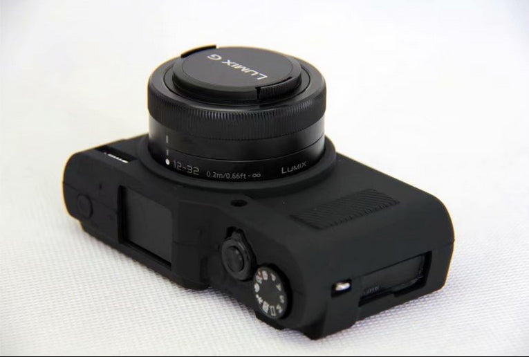 Silicone Protection Soft Cover for Panasonic DC-GF9KGK/Lumix DMC-GF9 - Black