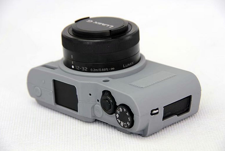 Silicone Protective Soft Case for Panasonic DC-GF9KGK/Lumix DMC-GF9 - Grey