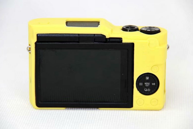 Silicone Soft Protective Case Accessory for Panasonic DC-GF9KGK/Lumix DMC-GF9 - Yellow