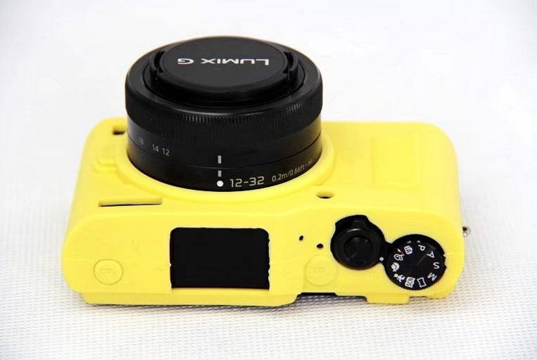 Silicone Soft Protective Case Accessory for Panasonic DC-GF9KGK/Lumix DMC-GF9 - Yellow