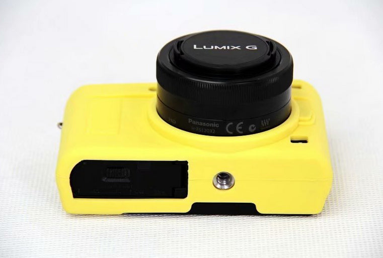 Silicone Soft Protective Case Accessory for Panasonic DC-GF9KGK/Lumix DMC-GF9 - Yellow