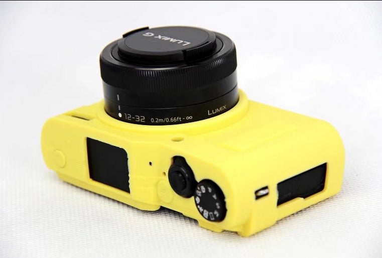 Silicone Soft Protective Case Accessory for Panasonic DC-GF9KGK/Lumix DMC-GF9 - Yellow