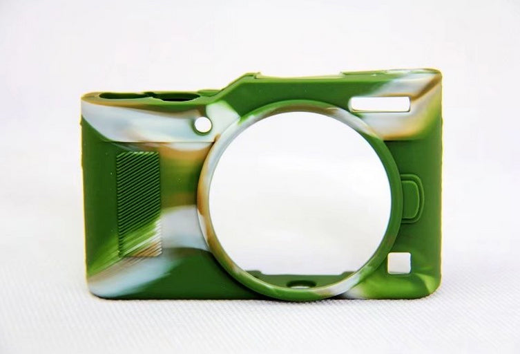 Uniqkart for Panasonic DC-GF9KGK/Lumix DMC-GF9 Silicone Soft Case Protection Cover - Camouflage