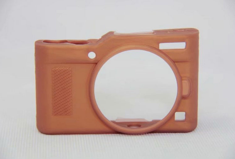 Uniqkart for Panasonic DC-GF9KGK/Lumix DMC-GF9 Silicone Case Protection Flexible Case - Coffee