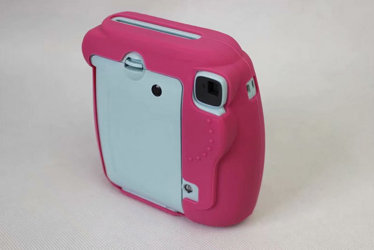 Soft Silicone Protective Skin Cover for FUJIFILM Instax Mini 8 - Rose