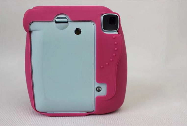 Soft Silicone Protective Skin Cover for FUJIFILM Instax Mini 8 - Rose