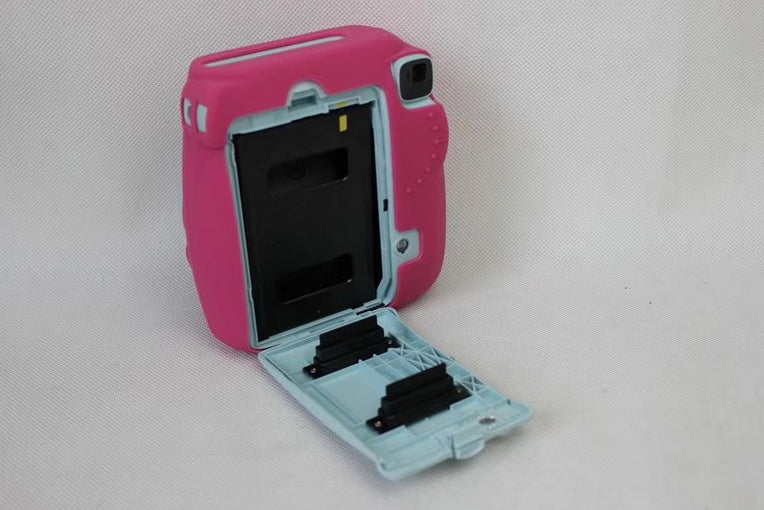 Soft Silicone Protective Skin Cover for FUJIFILM Instax Mini 8 - Rose