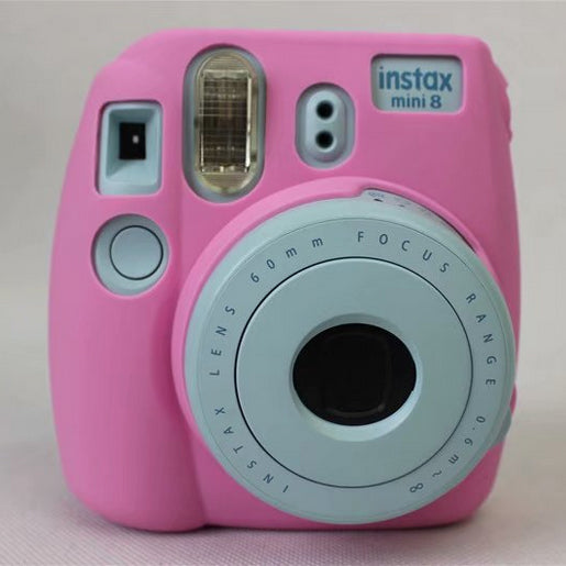 Silicone Flexible Protective Skin Case for FUJIFILM Instax Mini 8 - Pink