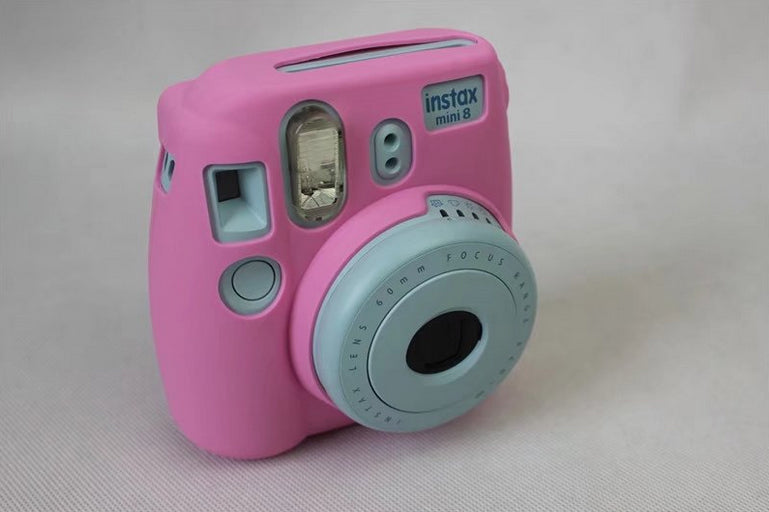 Silicone Flexible Protective Skin Case for FUJIFILM Instax Mini 8 - Pink