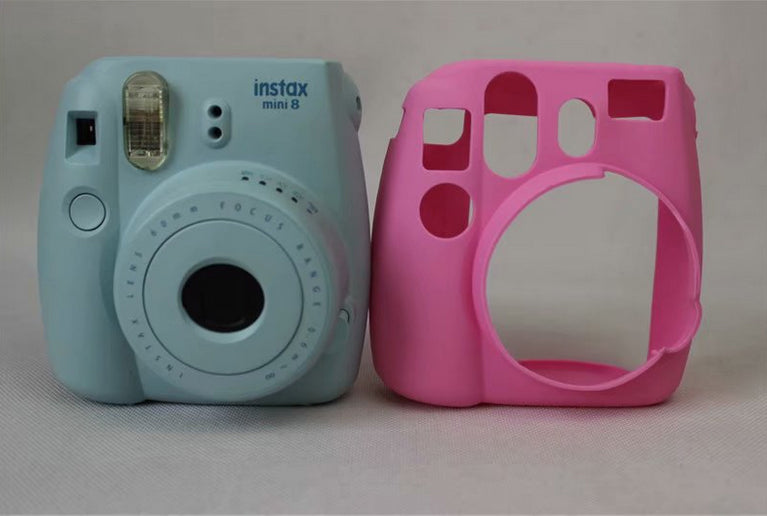 Silicone Flexible Protective Skin Case for FUJIFILM Instax Mini 8 - Pink