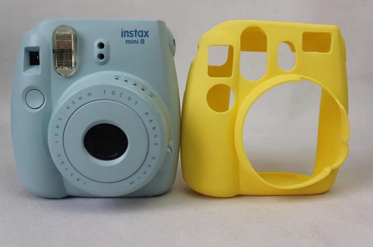 Silicone Soft Protective Cover for FUJIFILM Instax Mini 8 - Yellow