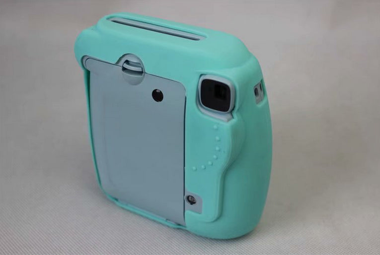 Silicone Case Protection Soft Cover for FUJIFILM Instax Mini 8 - Cyan