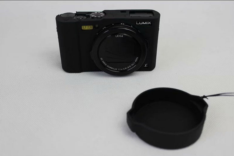 Flexible Silicone Protective Camera Case for Panasonic DMC-LX10 - Black