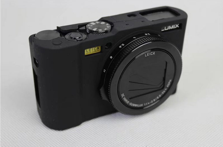 Flexible Silicone Protective Camera Case for Panasonic DMC-LX10 - Black
